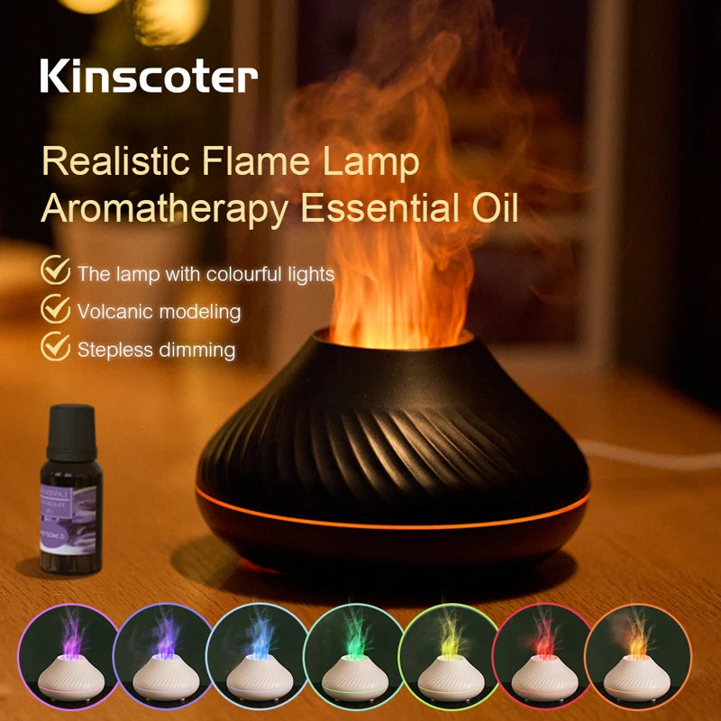 Flame Aroma Diffuser Essential Oil - Lim1tless