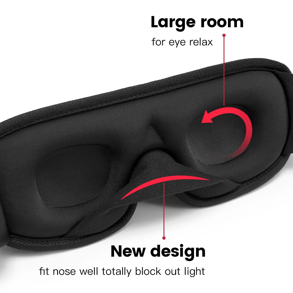 3D Soft Padded Sleep Mask For Eyes - Lim1tless