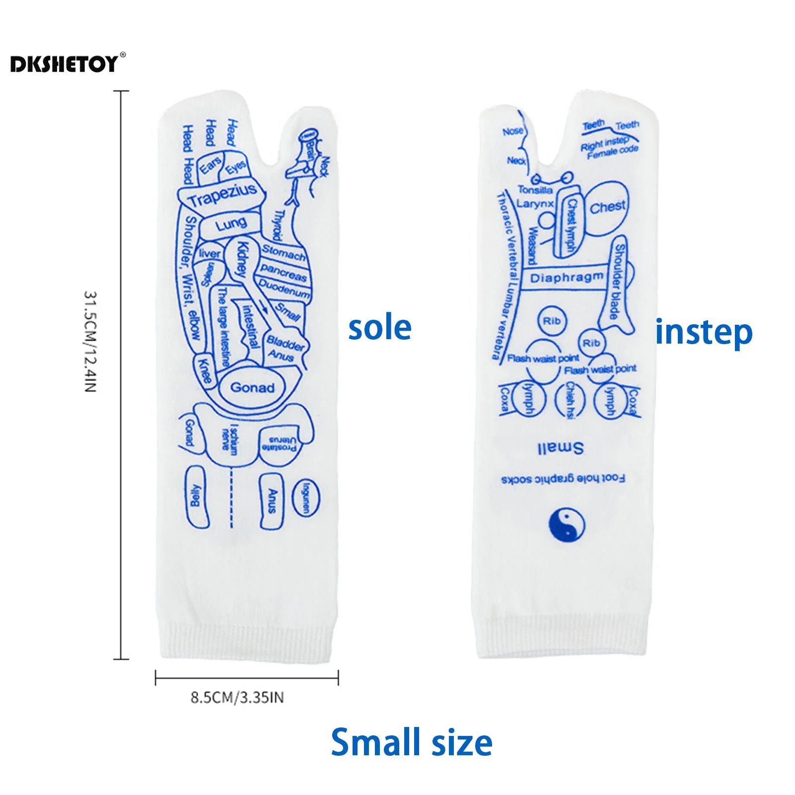 Foot Massage Acupuncture Point Socks and 2 Massage Tools - Lim1tless