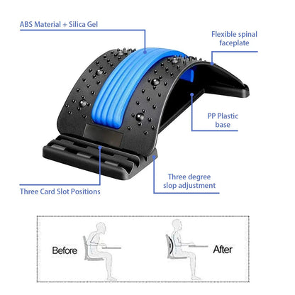 Acupuncture Multi-Level Adjustable Back Stretcher - Lim1tless