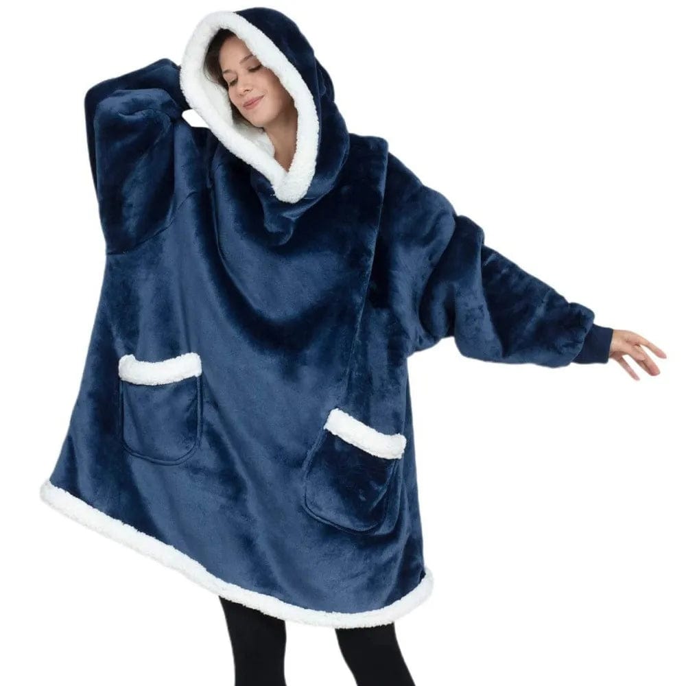 Oversized Winter Warm Blanket with Big Pockets - Lim1tless