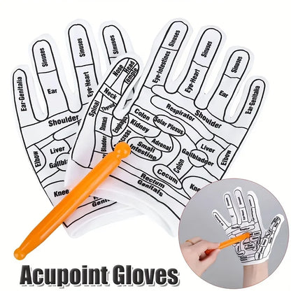 Acupressure Gloves and Massage Stick - Lim1tless