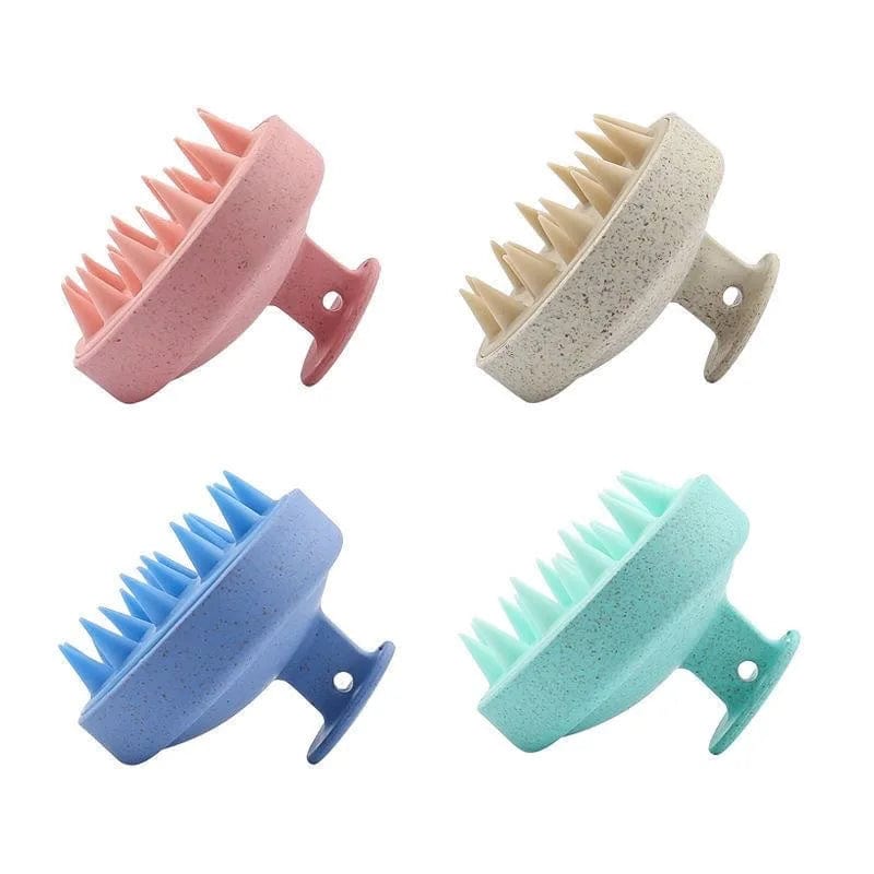 Silicone Shampoo Brush Head Scalp Massager - Lim1tless