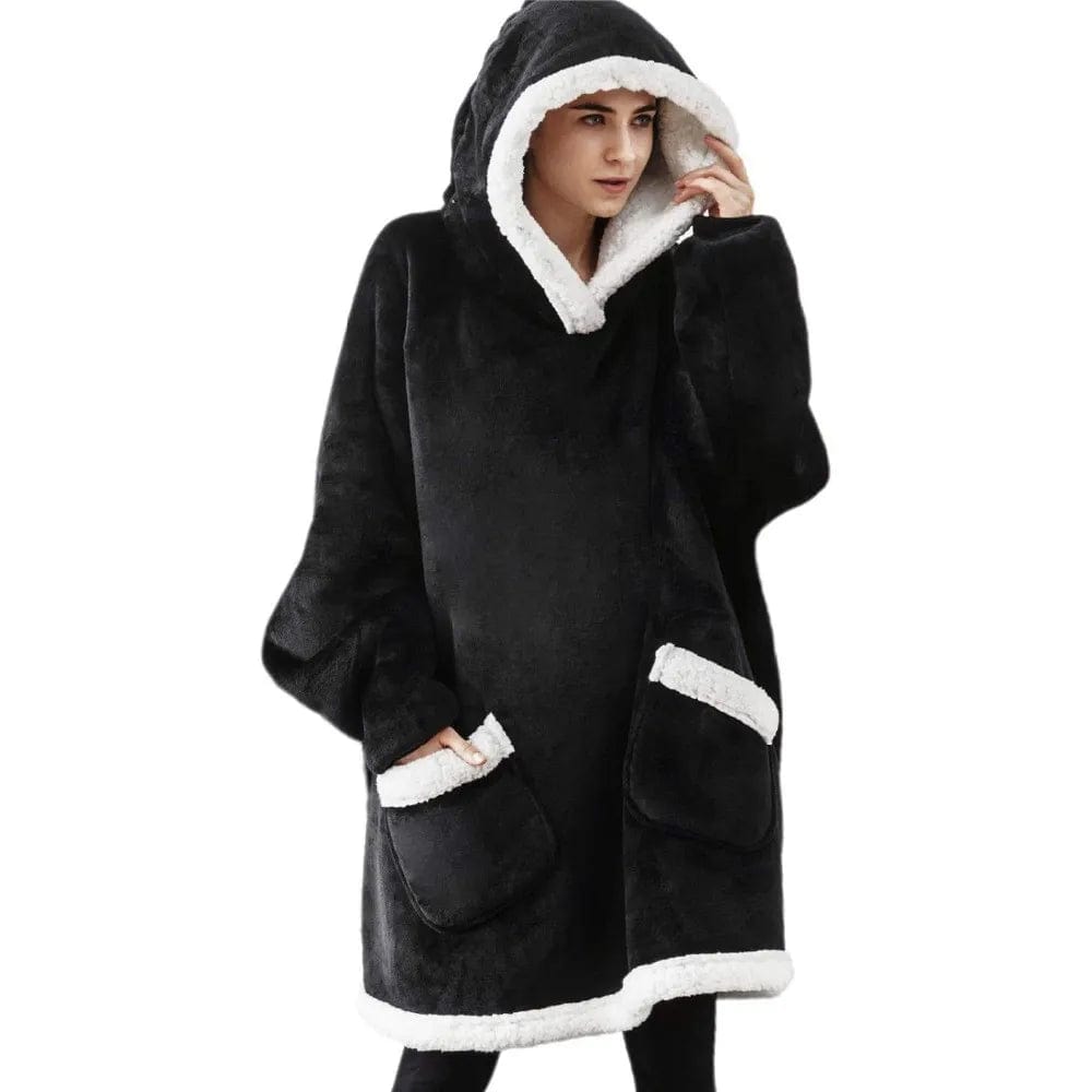 Oversized Winter Warm Blanket with Big Pockets - Lim1tless