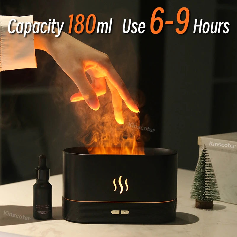 Flame Aroma Diffuser Air Humidifier - Lim1tless