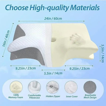 Memory Foam Cervical Pillow - Lim1tless