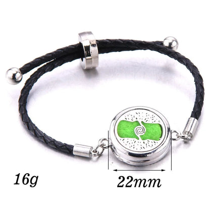 Leather Bracelet Aromatherapy Locket Bracelet - Lim1tless