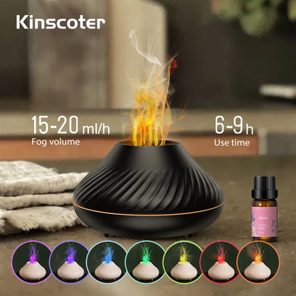 Flame Aroma Diffuser Essential Oil - Lim1tless