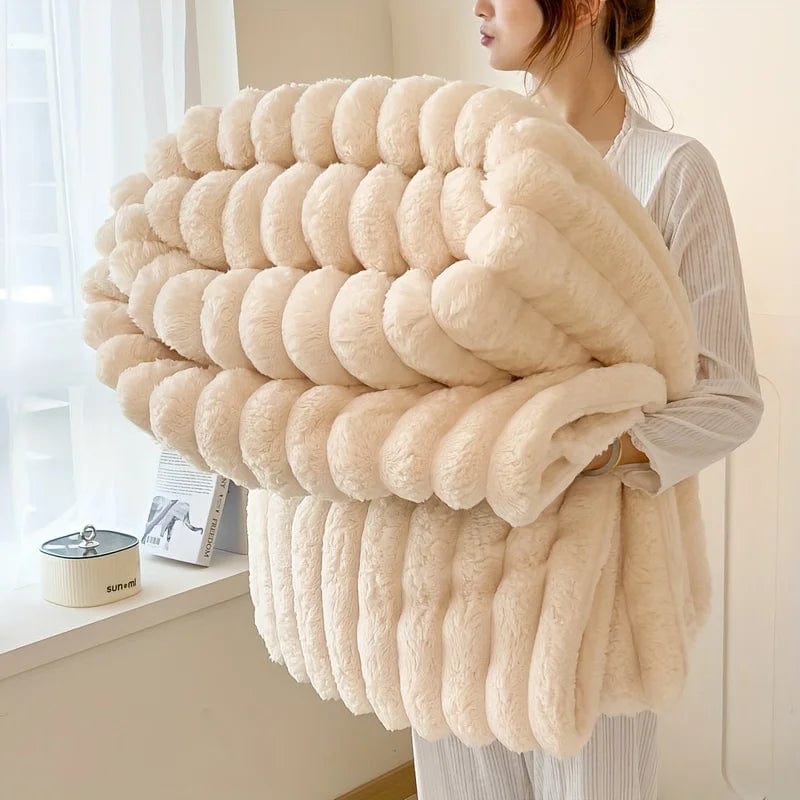 Light luxury Faux Rabbit Winter Blanket - Lim1tless