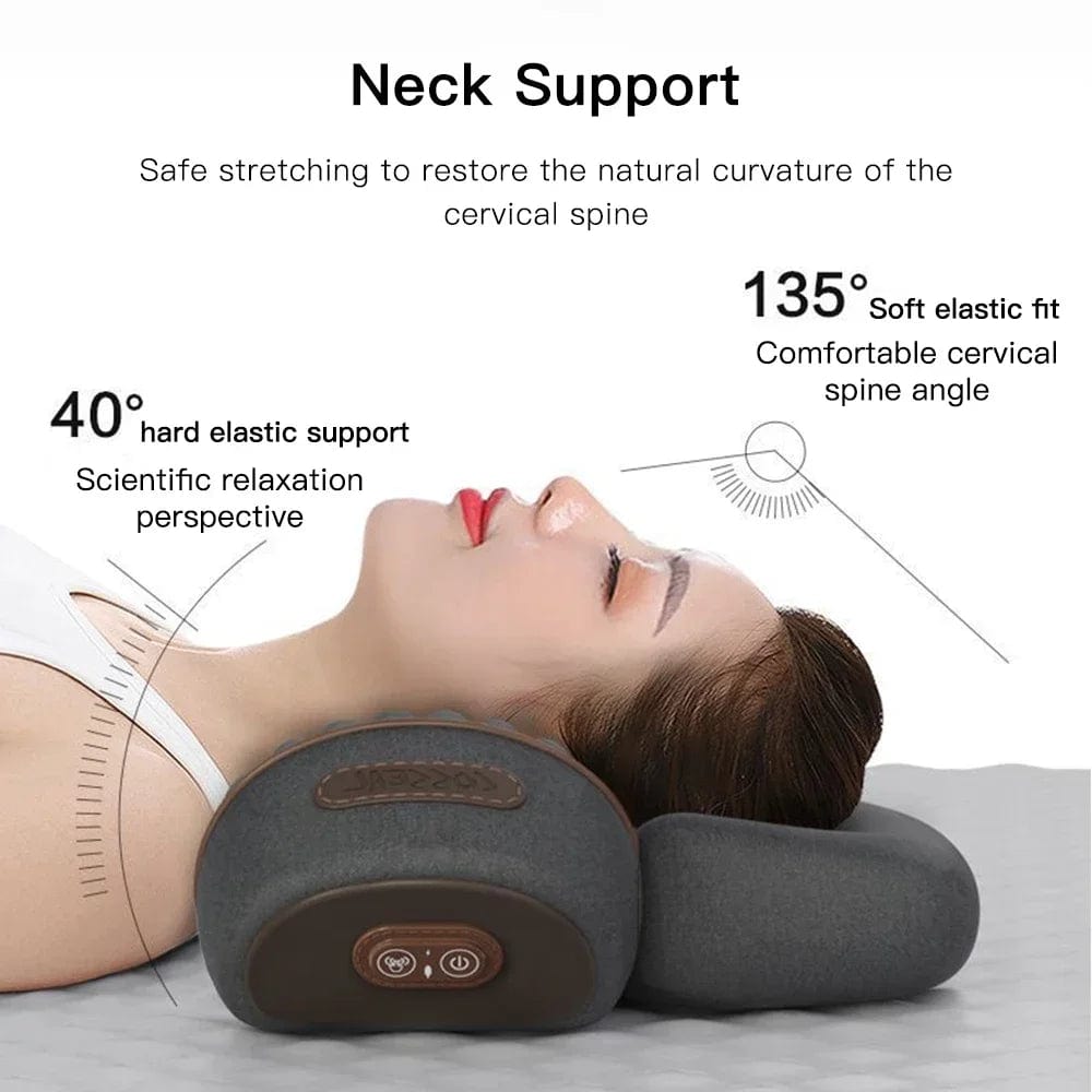 Vibrating Hot Compress Massager Pillow - Lim1tless