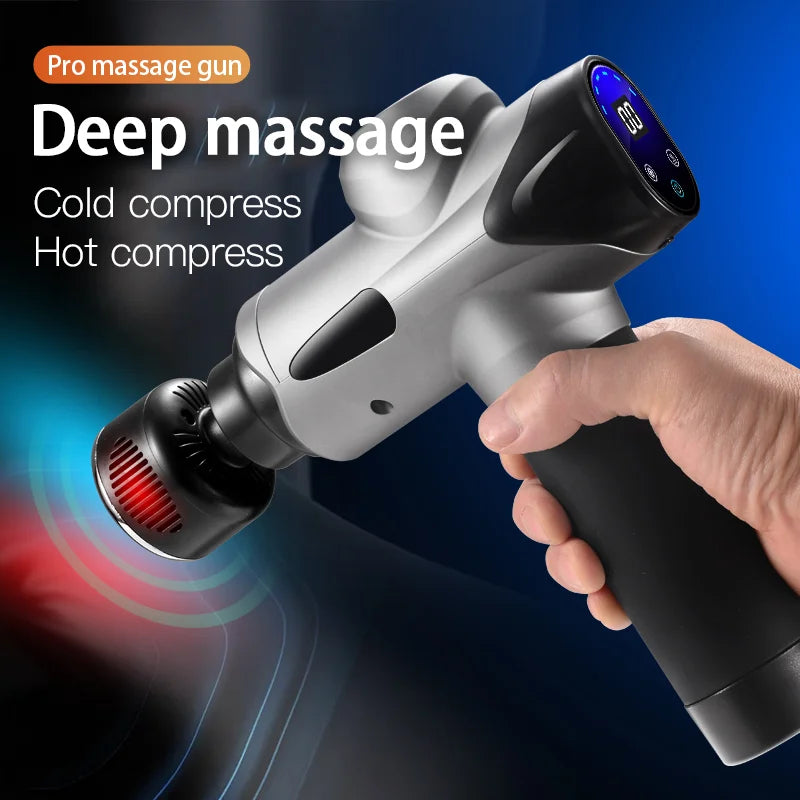 Heating And Cooling Deep Tissue/Muscle Massage Gun - Lim1tless