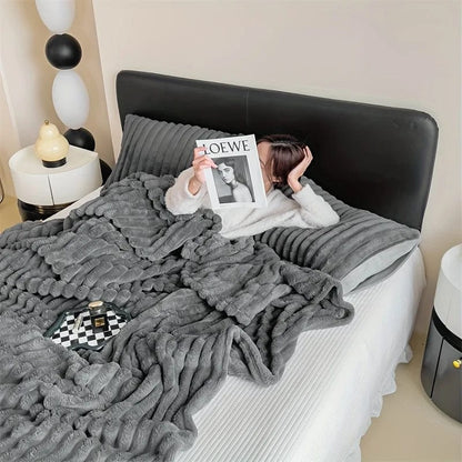 Light luxury Faux Rabbit Winter Blanket - Lim1tless