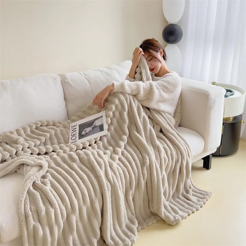 Light luxury Faux Rabbit Winter Blanket - Lim1tless