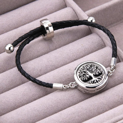 Leather Bracelet Aromatherapy Locket Bracelet - Lim1tless