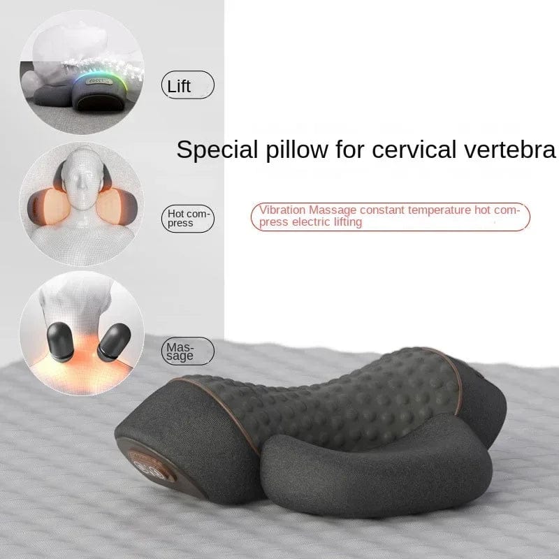 Vibrating Hot Compress Massager Pillow - Lim1tless