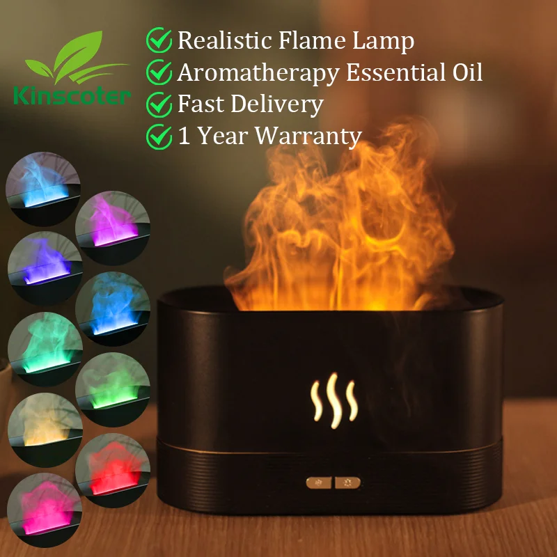 Flame Aroma Diffuser Air Humidifier - Lim1tless