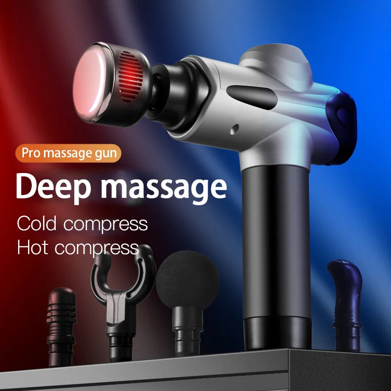 Heating And Cooling Deep Tissue/Muscle Massage Gun - Lim1tless