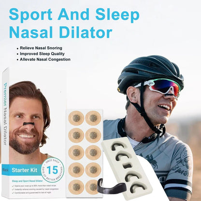 Magnetic Nasal Strips Reduce Snoring and Better Breathing - Lim1tless