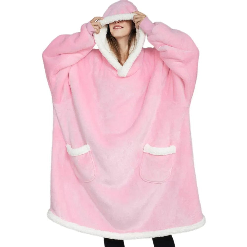 Oversized Winter Warm Blanket with Big Pockets - Lim1tless