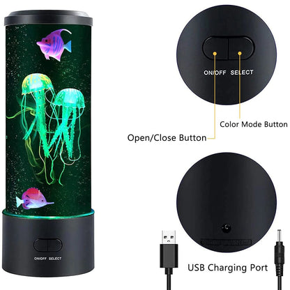 Jellyfish Lamp LED Night Light - Lim1tless