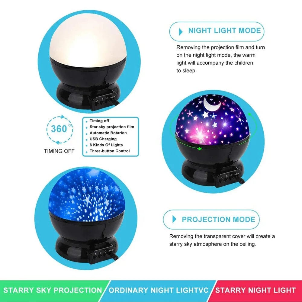 Star Projector Night Light Lamp - Lim1tless